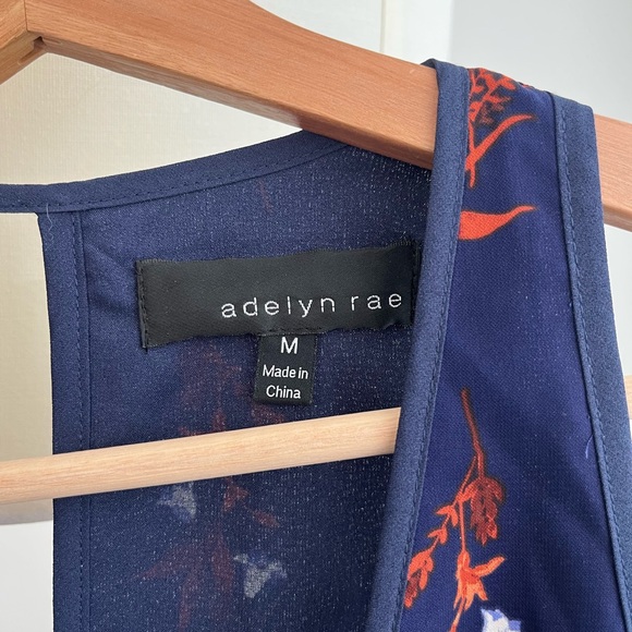 Adelyn Rae Navy Jumpsuit - Picture 4 of 7